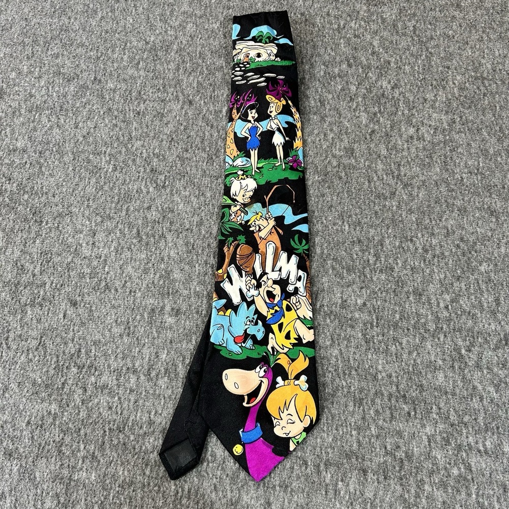 Vintage Flintstones Hannah Barbera Men's Necktie 1993